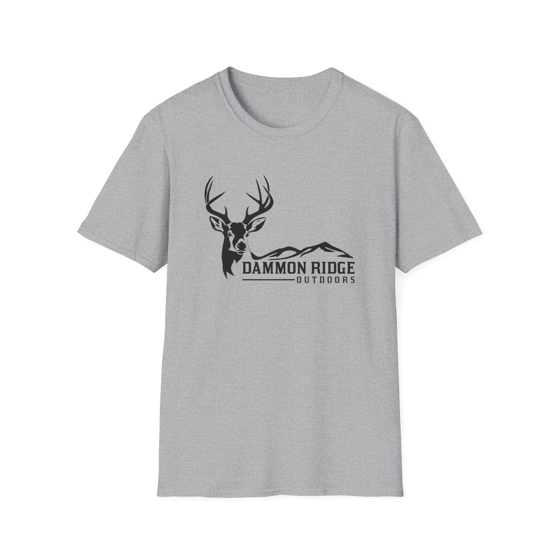 Dammon Ridge Outdoors Original t-shirt in gray with deer logo