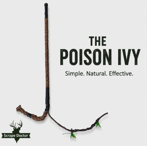 Scrape Doctor Poison Ivy mock scrape rope and vine licking branch for deer hunting